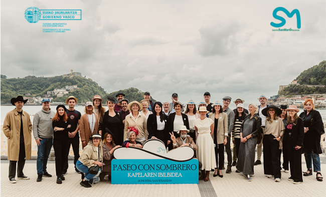 san sebastian shops donostia nuestros comercios PASEO CON SOMBRERO comercio local gobierno vasco 2024