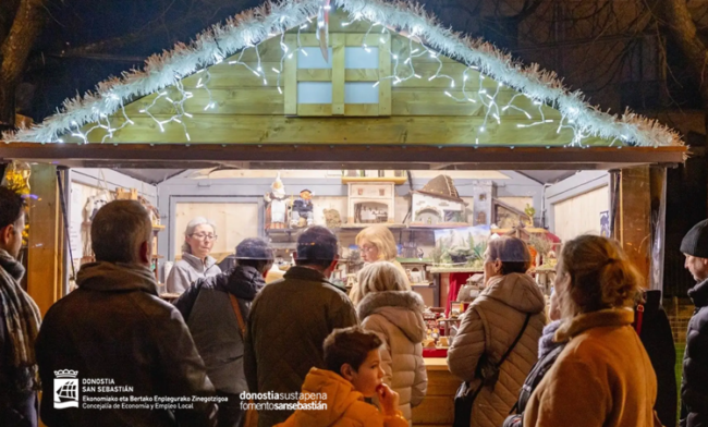 san sebastian shops donostia nuestros comercios ayudas laguntzak MERCADO NAVIDAD comercio local ayuntamiento donostia 2024