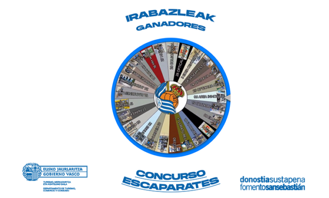 san sebastian shops donostia nuestros comercios sorteo escaparates copa comercio local gobierno vasco 2024