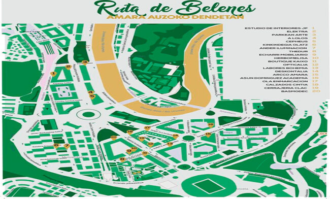 san sebastian shops donostia ruta belenes amara