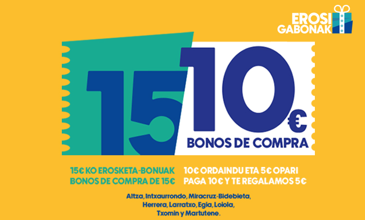 bonos compra navidad distrito este san sebastian shops